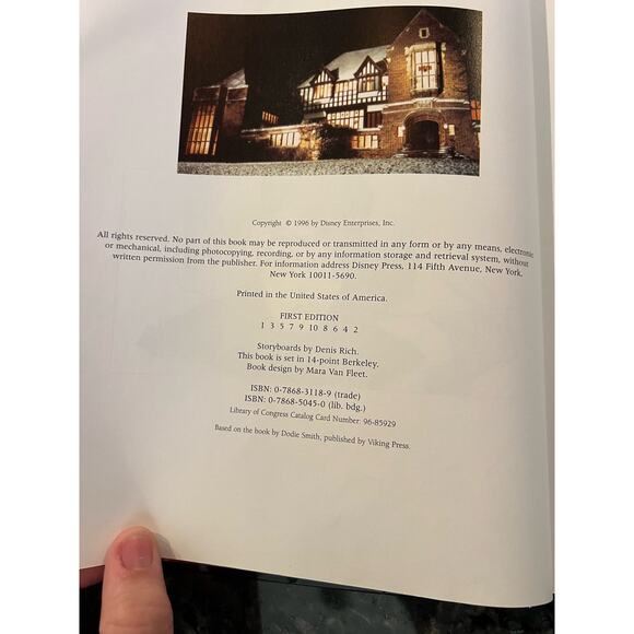 Vintage Disney's 101 Dalmatians Special Collector's Edition Hardcover Book - Picture 7 of 7